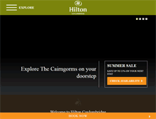 Tablet Screenshot of hiltonaviemore.com